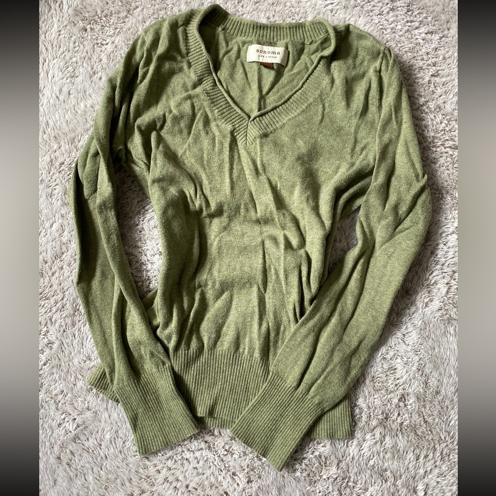Sonoma mossimo knit v neck sweater